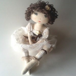 Rag doll sewing pattern Mimosa