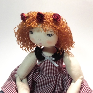 Rag doll sewing pattern Mimosa