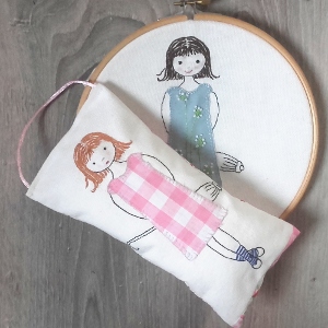 Rag doll sewing pattern Mimosa