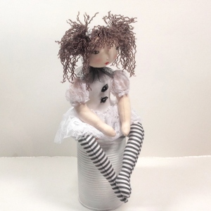 Rag doll sewing pattern Mimosa