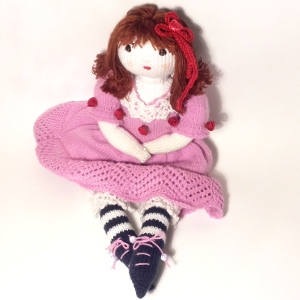 Rag doll sewing pattern Mimosa